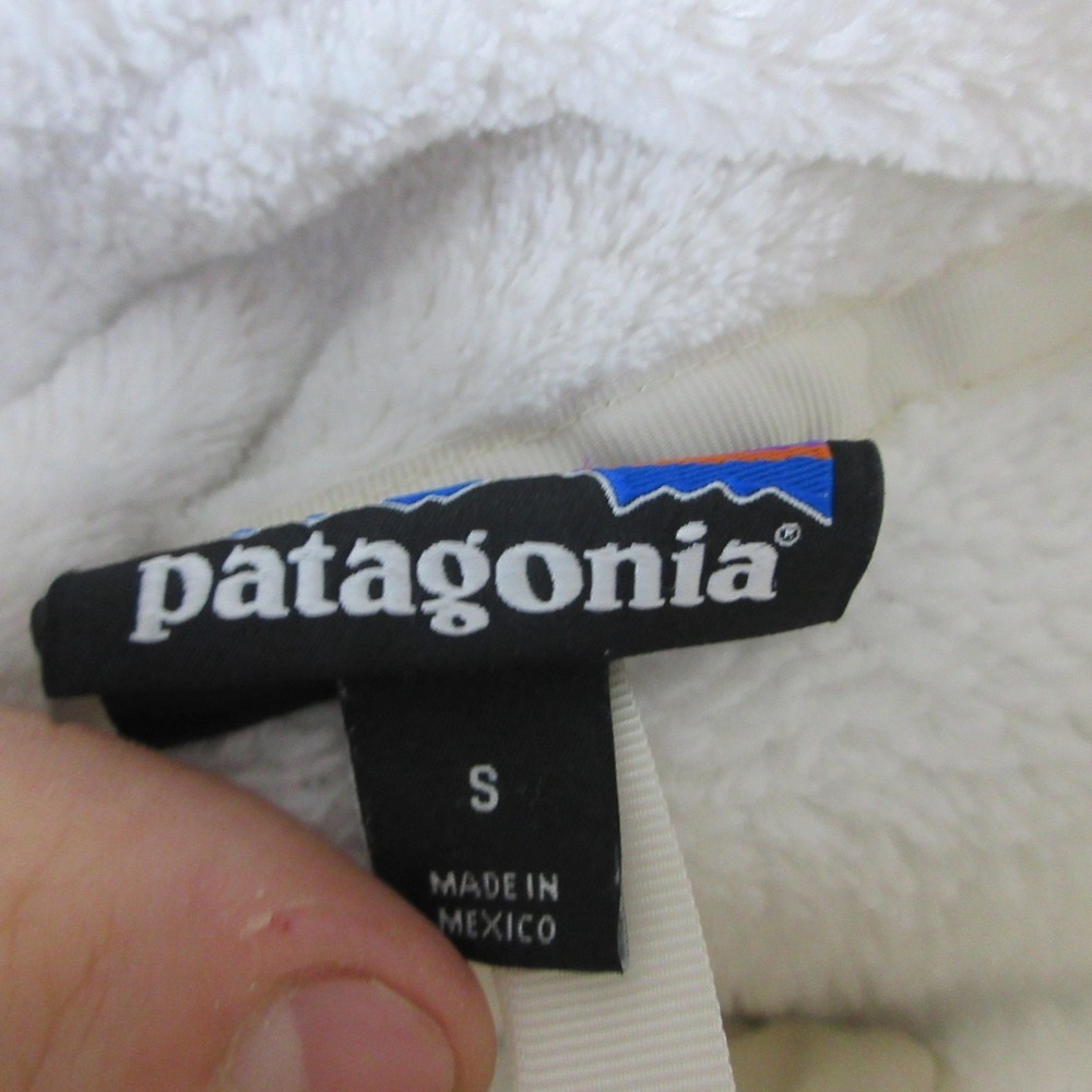 Patagonia Jacket Womens S White Los Gatos Fleece 1/4 Snap Pullover Outdoor - Picture 4 of 9